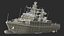 k130 corvette ships 3D