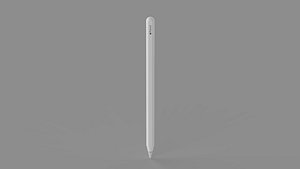 apple pencil 2 3D model