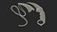 Combat Karambit Knife with Sheath Black