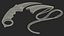 Combat Karambit Knife with Sheath Black