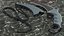 Combat Karambit Knife with Sheath Black