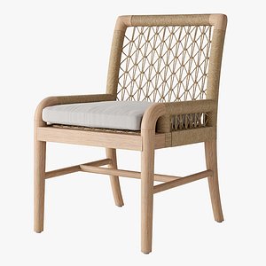 3D model Palecek Montecito Outdoor Side Chair