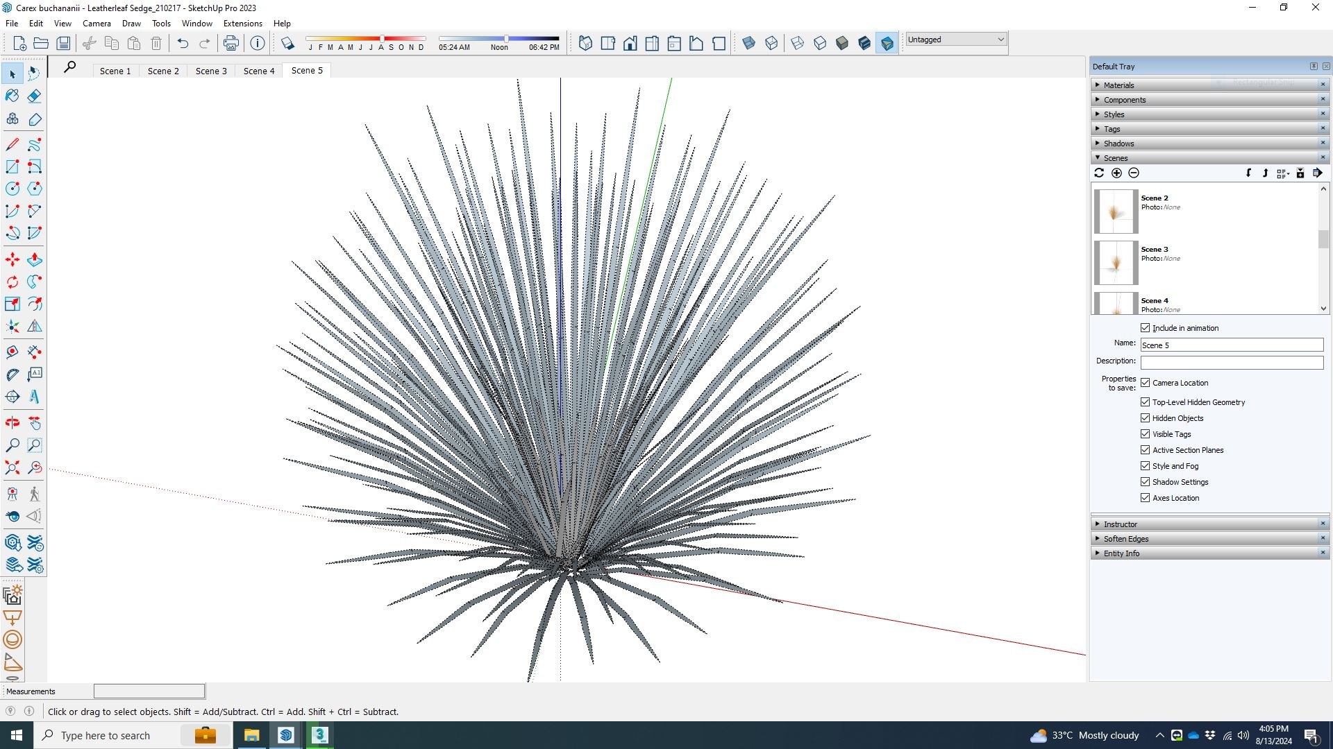 3D Carex buchananii - Leatherleaf Sedge https://p.turbosquid.com/ts-thumb/6B/Ic3LUq/vf/carexbuchananiileatherleafsedgesketchupview/jpg/1726402611/1920x1080/fit_q87/35c6c7ce4ece1e1eb89adf080c86221224c60ead/carexbuchananiileatherleafsedgesketchupview.jpg