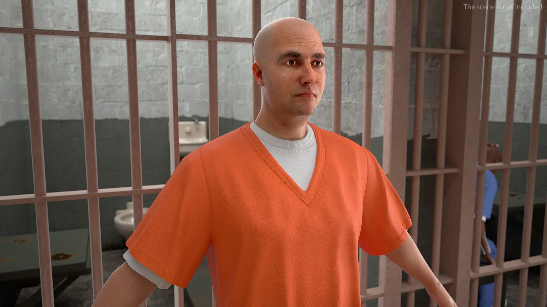 3D Model Male Prisoner Rigged - TurboSquid 2377310