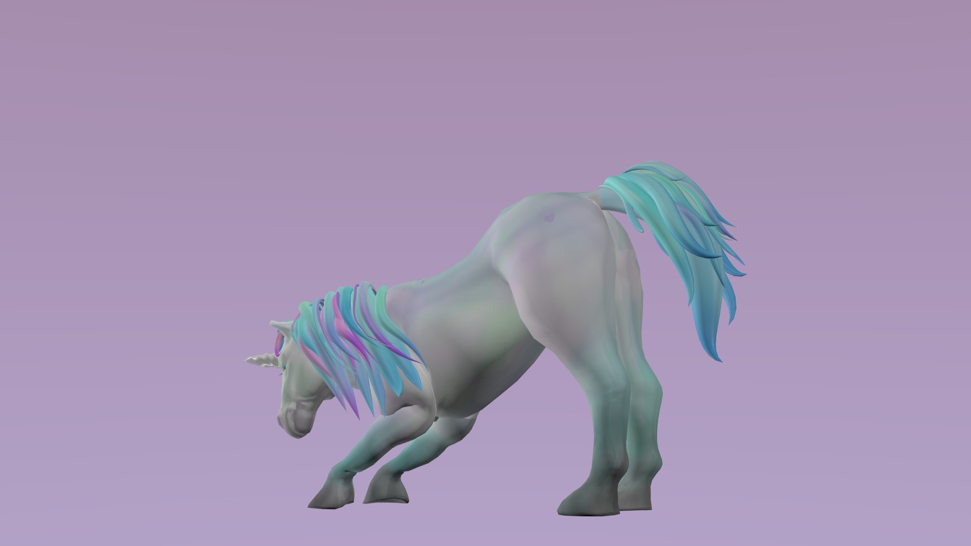 Unicorn 3D Model - TurboSquid 1389187