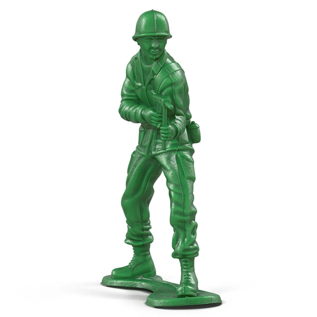 3d toy soldier model