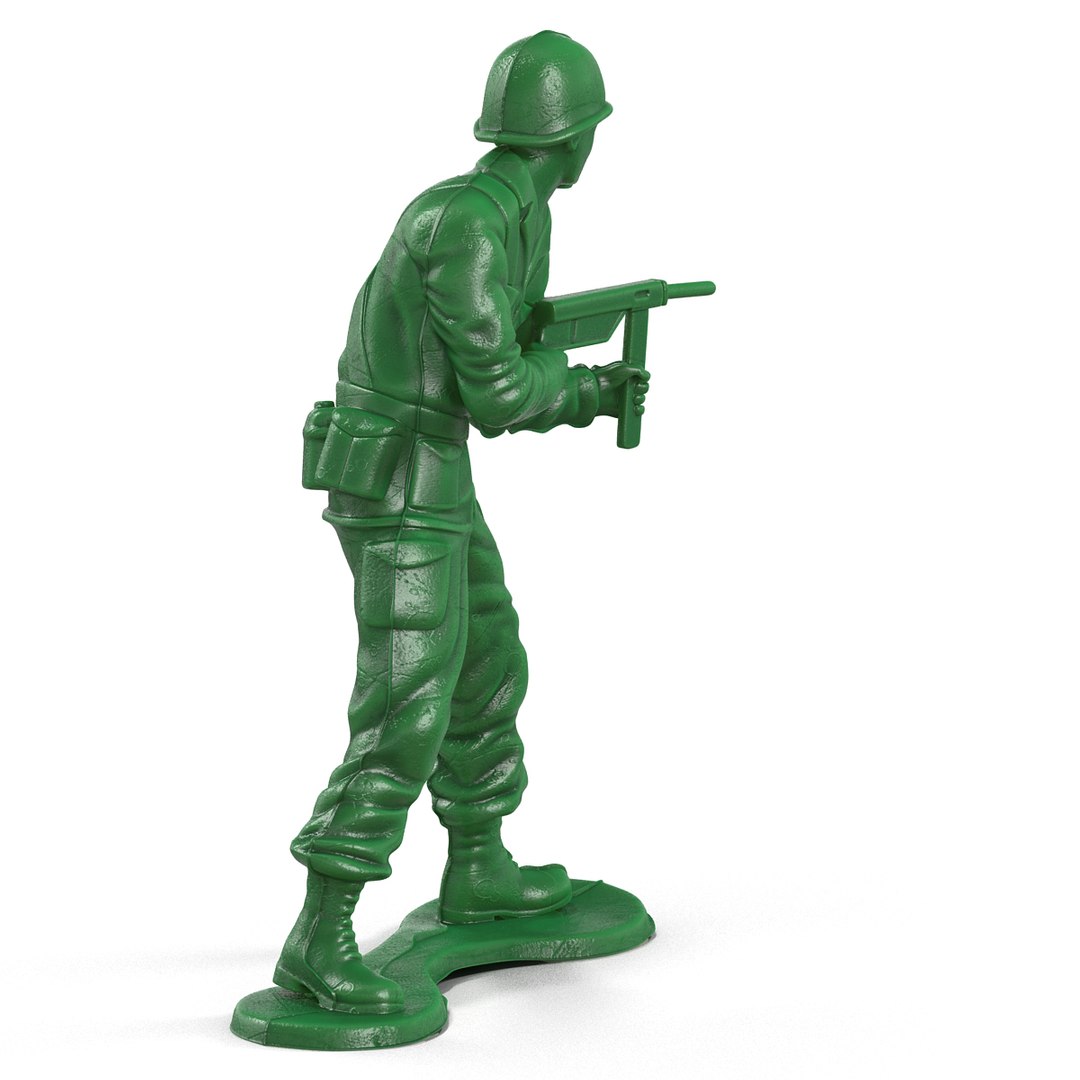 3d toy soldier model