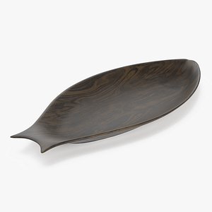3D model Wooden Fish Plate