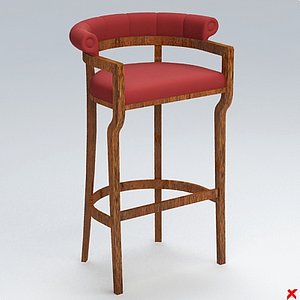 3ds max bar stool