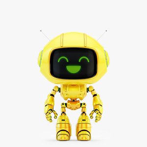 lovely robot - companion 3D model
