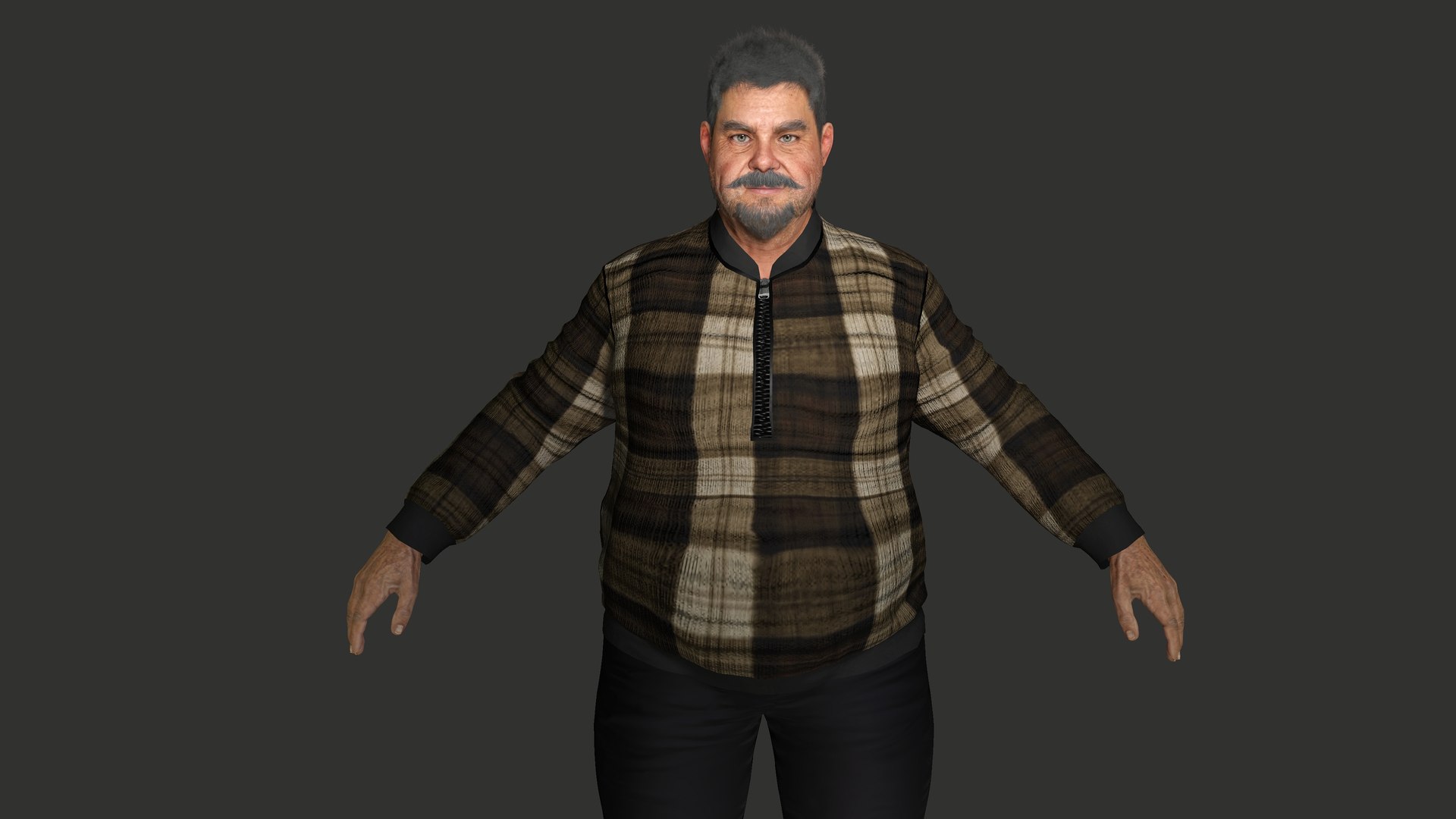 REALISTIC OLD MAN 3D CHARACTER - Funny Grandpa Elderly NPC 3D model https://p.turbosquid.com/ts-thumb/6C/0YV5Zf/gq/3/jpg/1792060063/1920x1080/fit_q87/f0eb08595035a9d0176ceb143b20da6f72d3f6b2/3.jpg