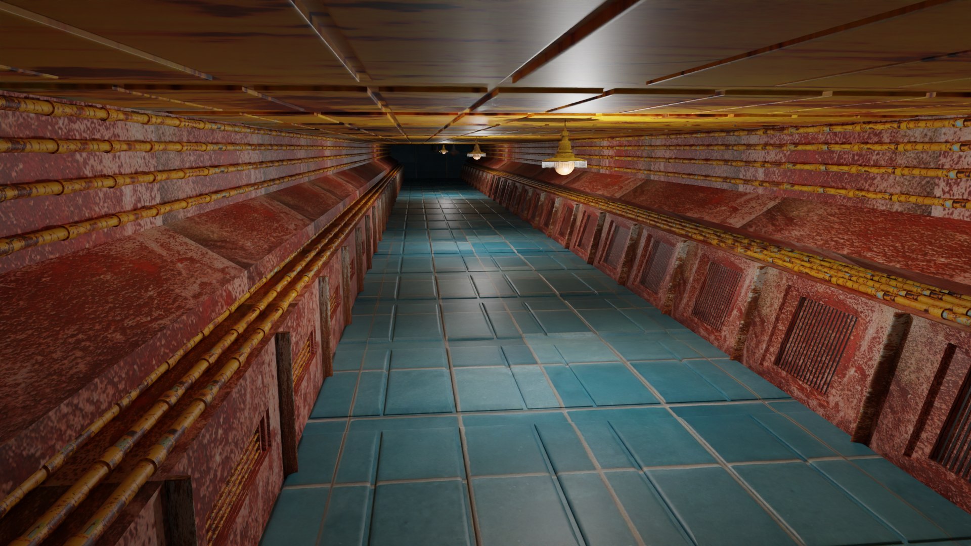 Underground Tunnel 3D - TurboSquid 2161404