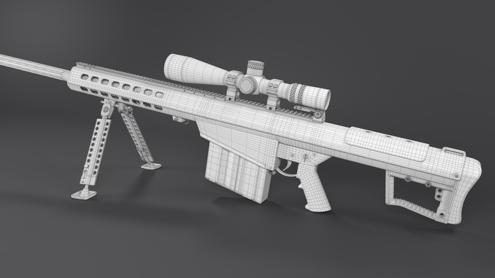 Sniper Rifle with Scope model https://p.turbosquid.com/ts-thumb/6C/2Ov0IG/NU/render3wireframe/png/1715366913/1920x1080/fit_q87/5627bb3a84528526dd6d735df5de5d4ff35e4af4/render3wireframe.jpg