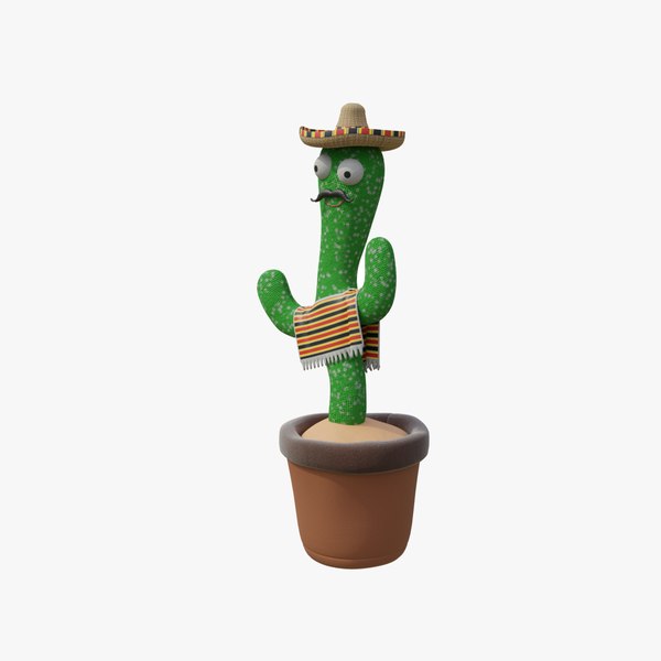 Cactus Danzante Che Canta, Si Illumina E Ripete – Ricaricabile, Buon Compleanno - Foto 4