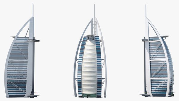 3D Burj Al Arab Tower - TurboSquid 1511824