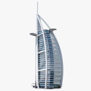 3D burj al arab tower