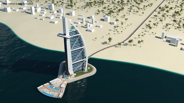 3D Burj Al Arab Tower - TurboSquid 1511824