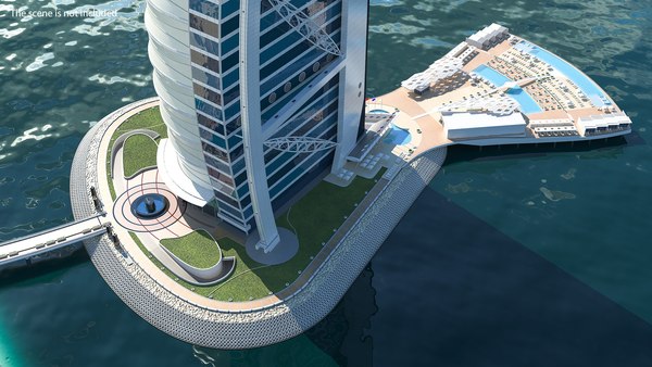 3D burj al arab tower - TurboSquid 1511824