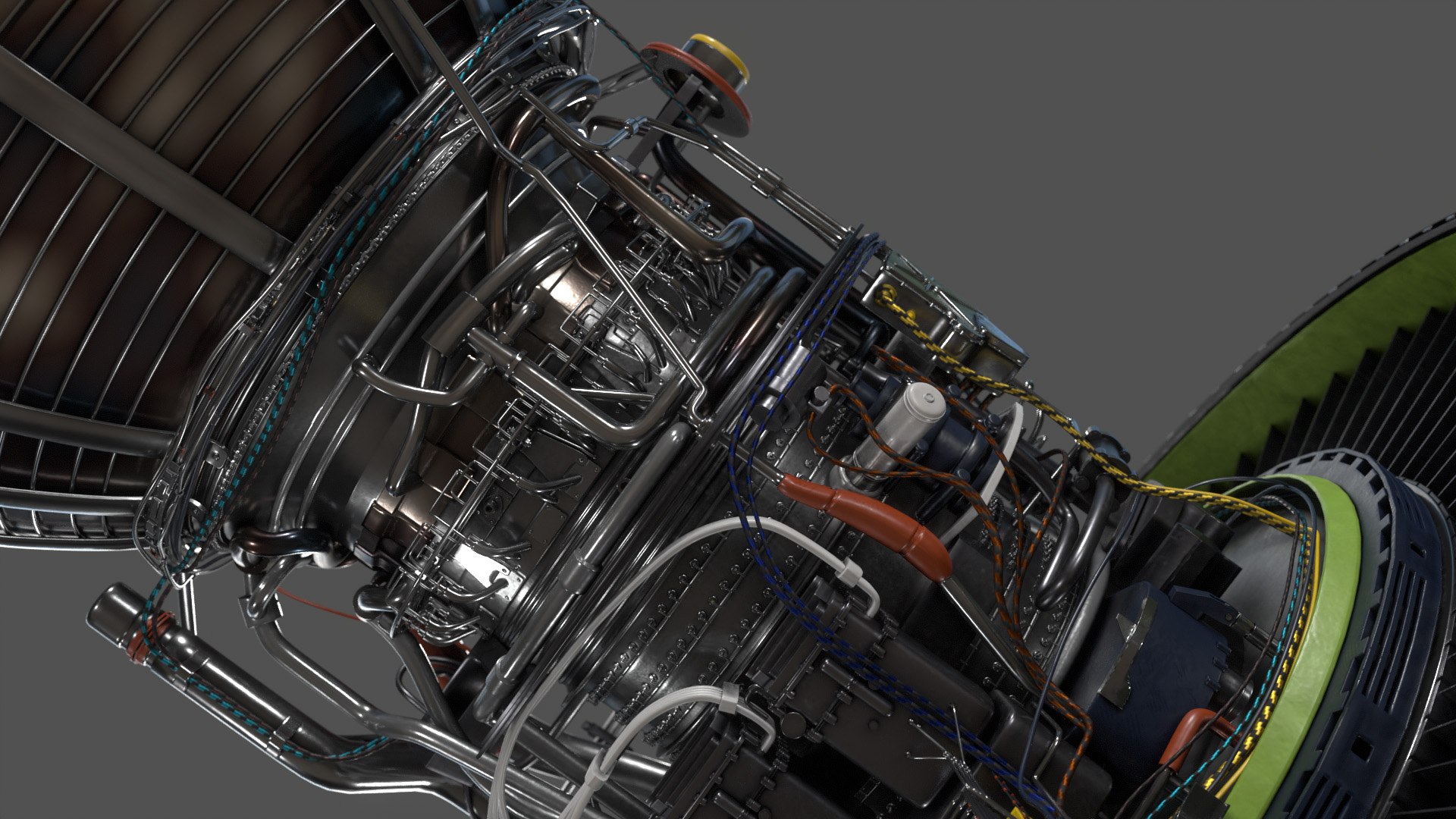 Jet Engine Model - TurboSquid 2157220