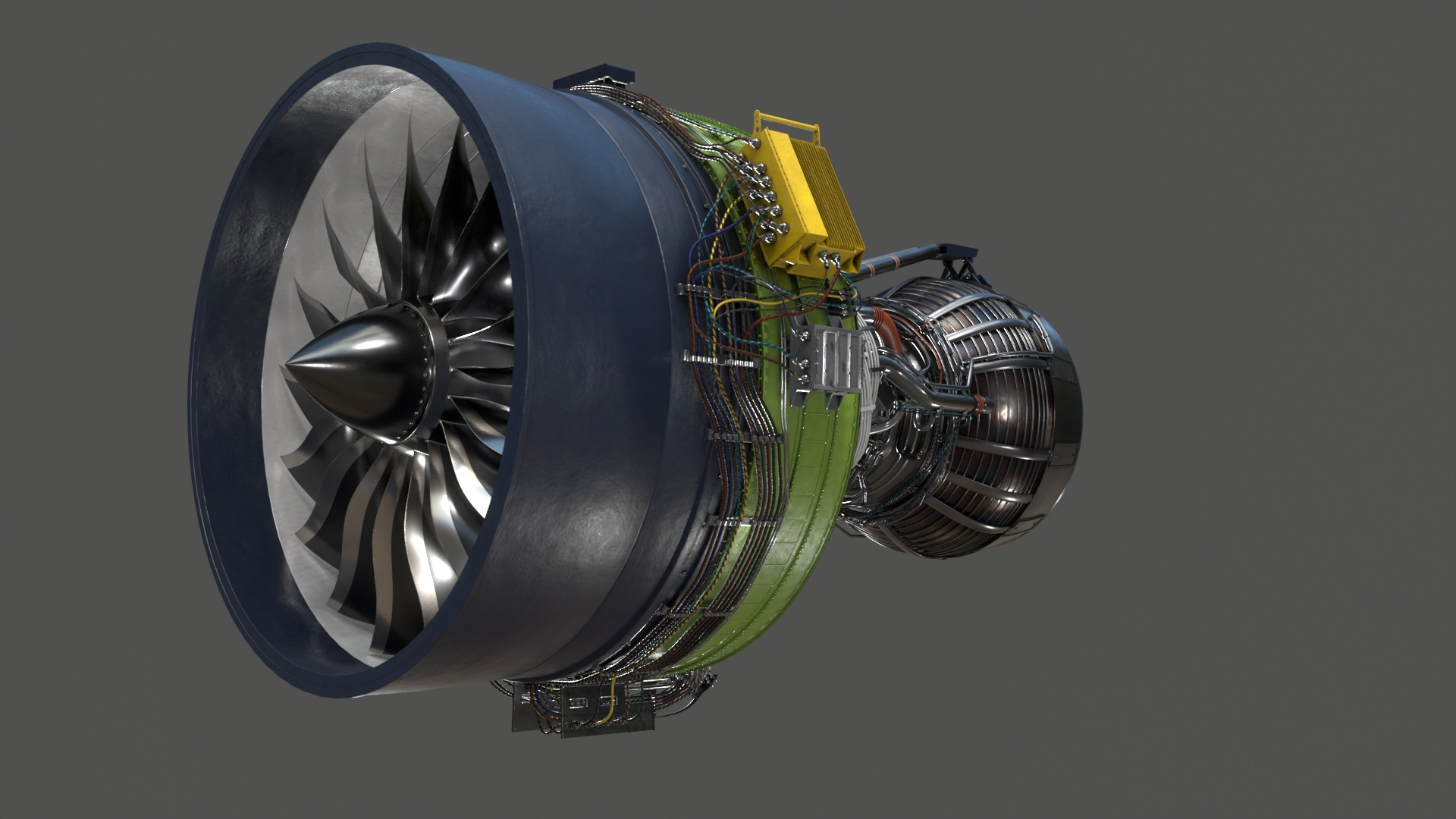 Jet Engine Model - TurboSquid 2157220