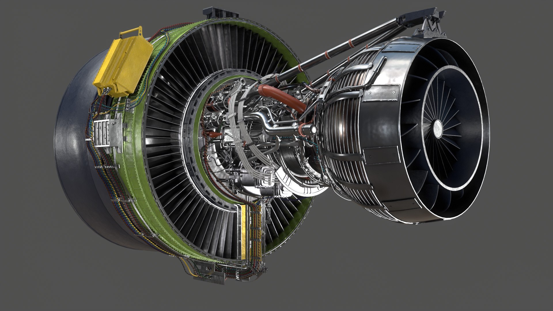 Jet Engine Model - TurboSquid 2157220