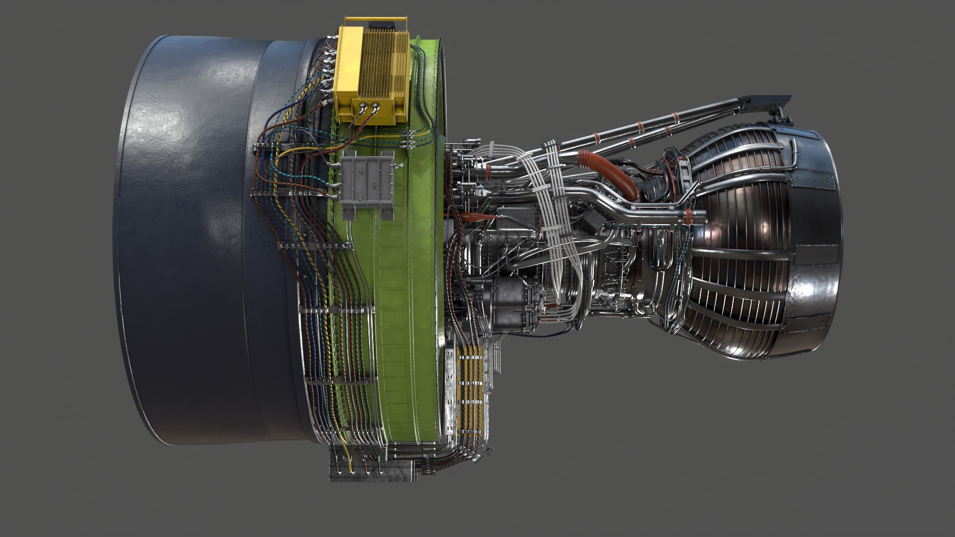 Jet Engine Model - TurboSquid 2157220