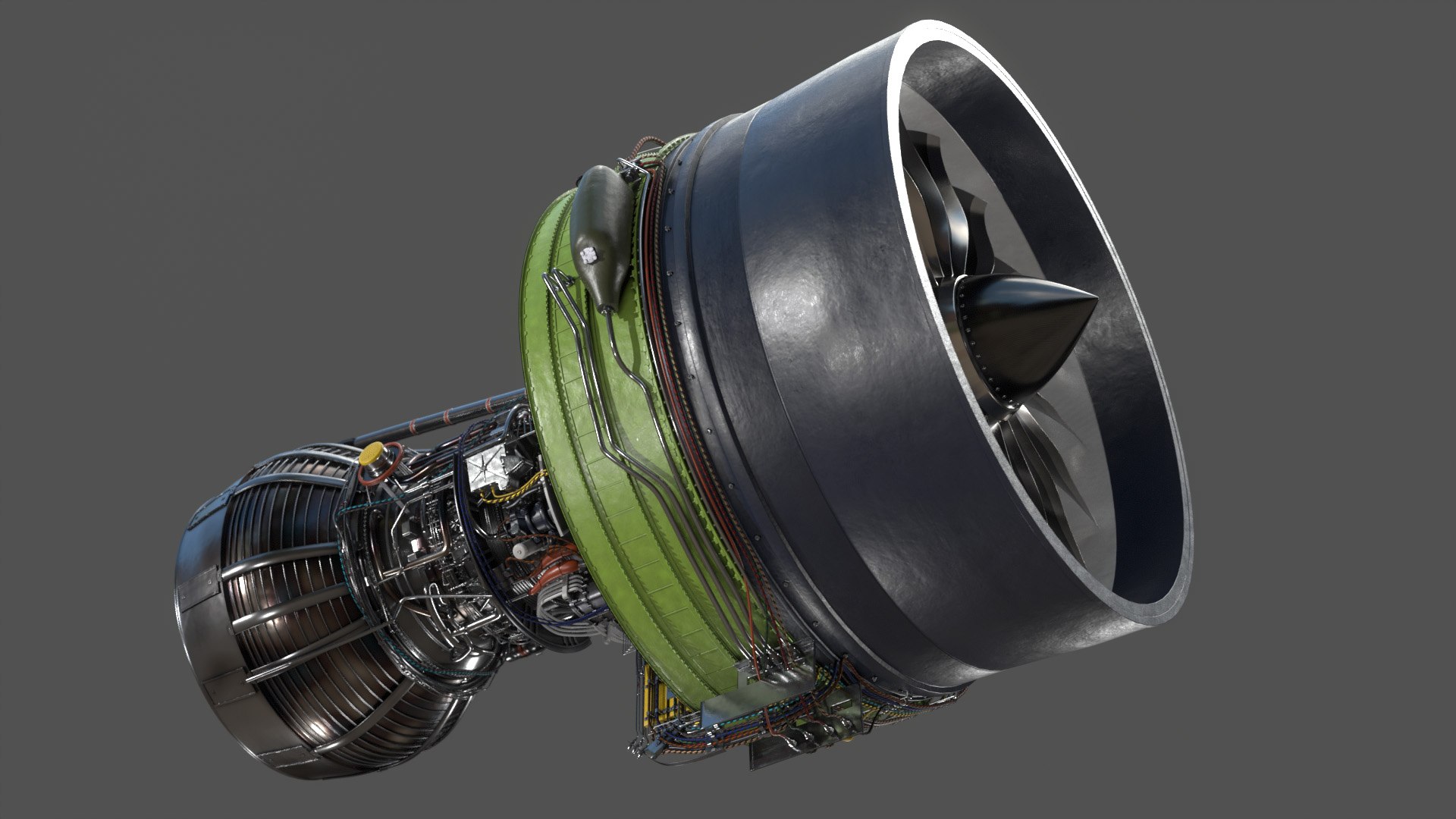 Jet Engine Model - TurboSquid 2157220