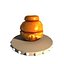 free clay sugar container 3d model