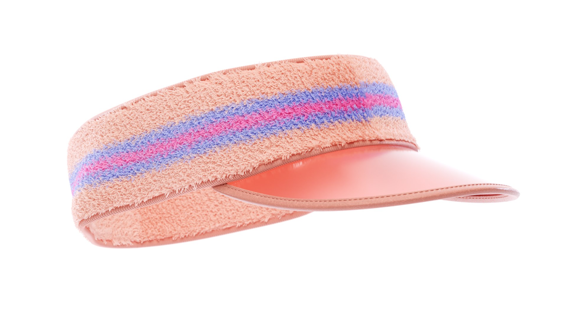 Terry Cloth Visor Cap 3D model https://p.turbosquid.com/ts-thumb/6C/HStw0O/wl/0003/jpg/1670934617/1920x1080/fit_q87/1910e96ebf4bb7e8c3f78adb5c6be13e34375527/0003.jpg
