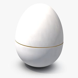 3D Faberge First Hen Egg 1885 Shell