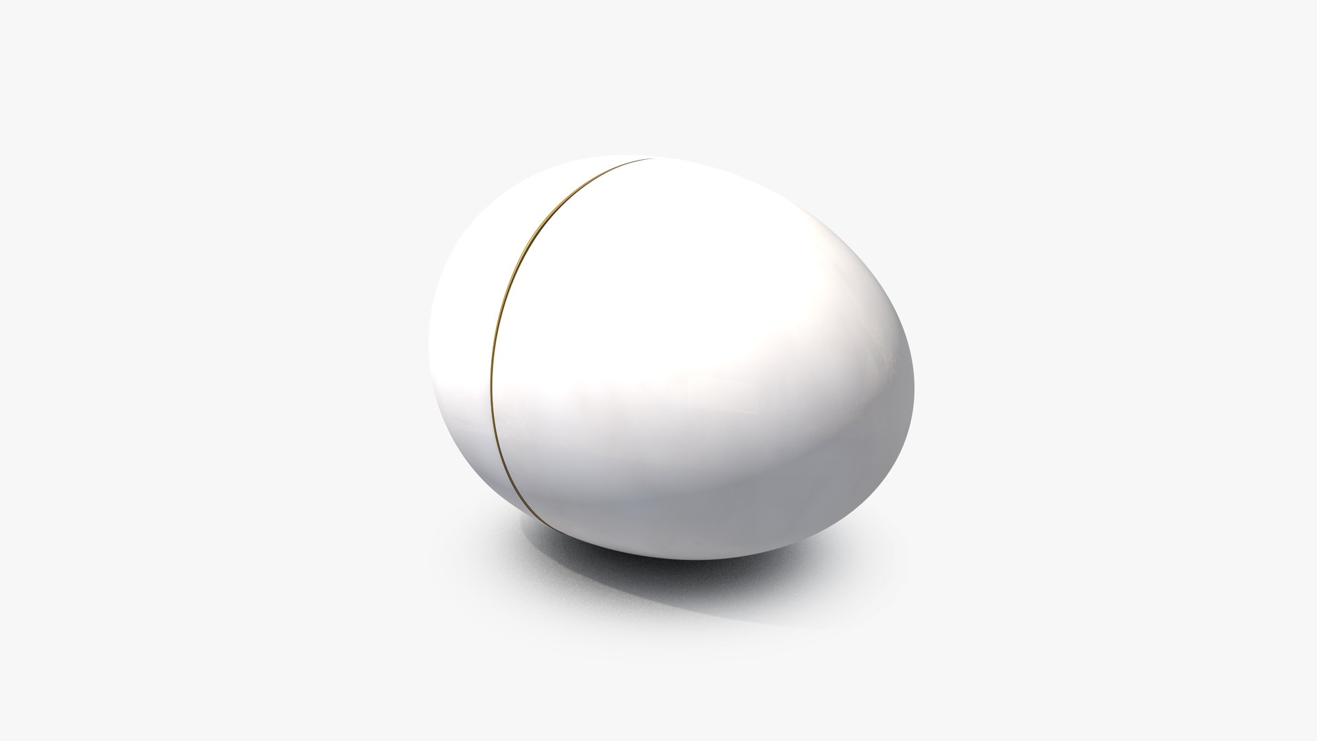3D Faberge First Hen Egg 1885 Shell - TurboSquid 1754612