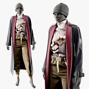 3D Female Fantasy Outfit Marvelous Designer  4k Textures
