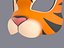 Máscara de tigre