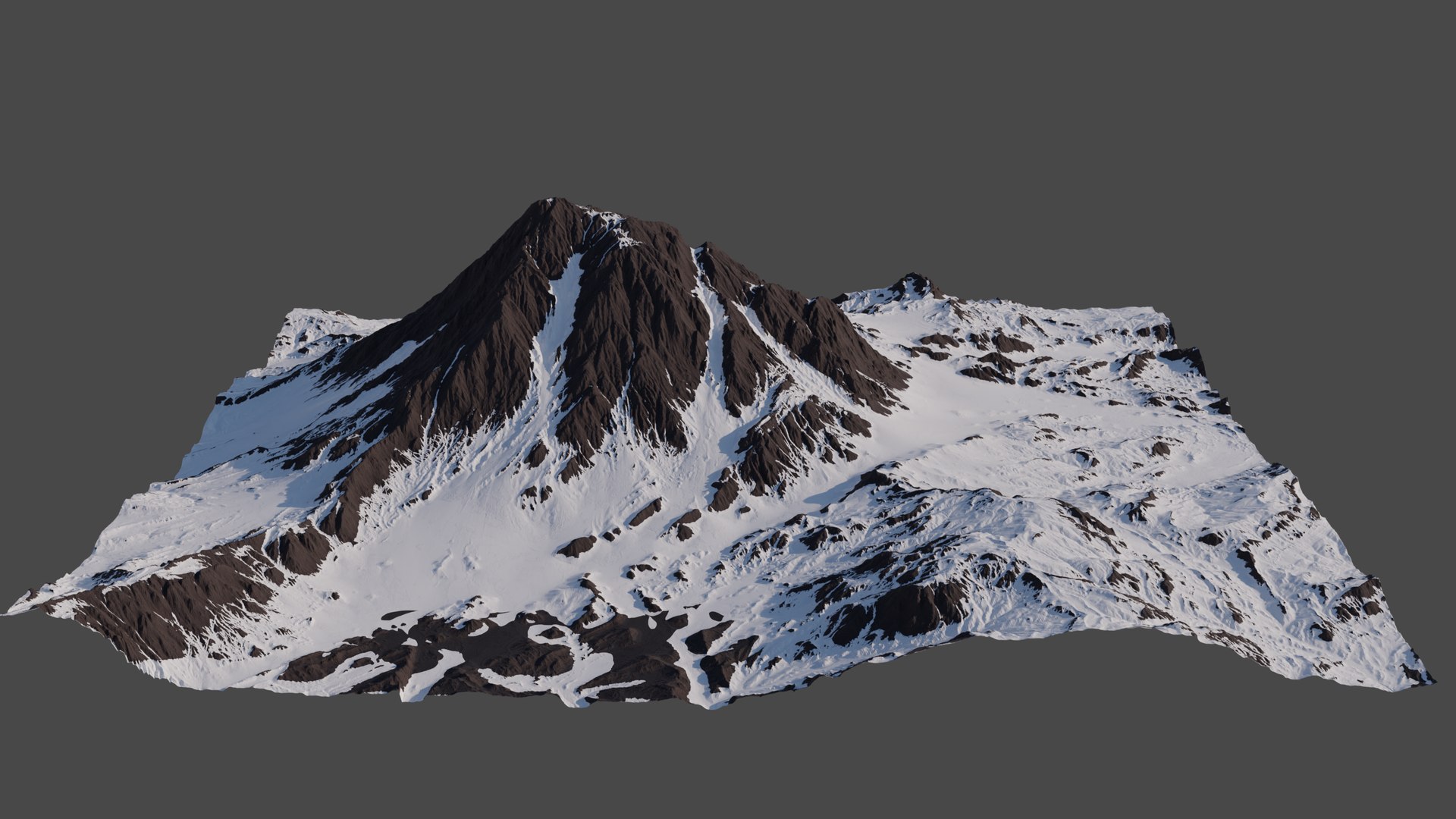 8K Detailed Mountain Landscape 3D Model - TurboSquid 1807582