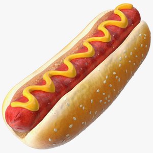 Hot Dog with Mustard