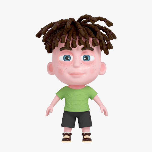 Cartoon boy 3D