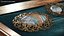 Antique Gold Brooch with Onyx Stone