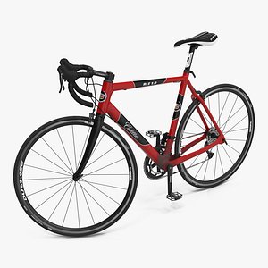 Road Bike Cadillac Rigged 3D Model