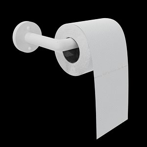 3D toilet paper simple rig