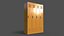 PBR School Gym Locker 02 - Yellow