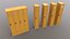 PBR School Gym Locker 02 - Yellow