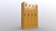 PBR School Gym Locker 02 - Yellow