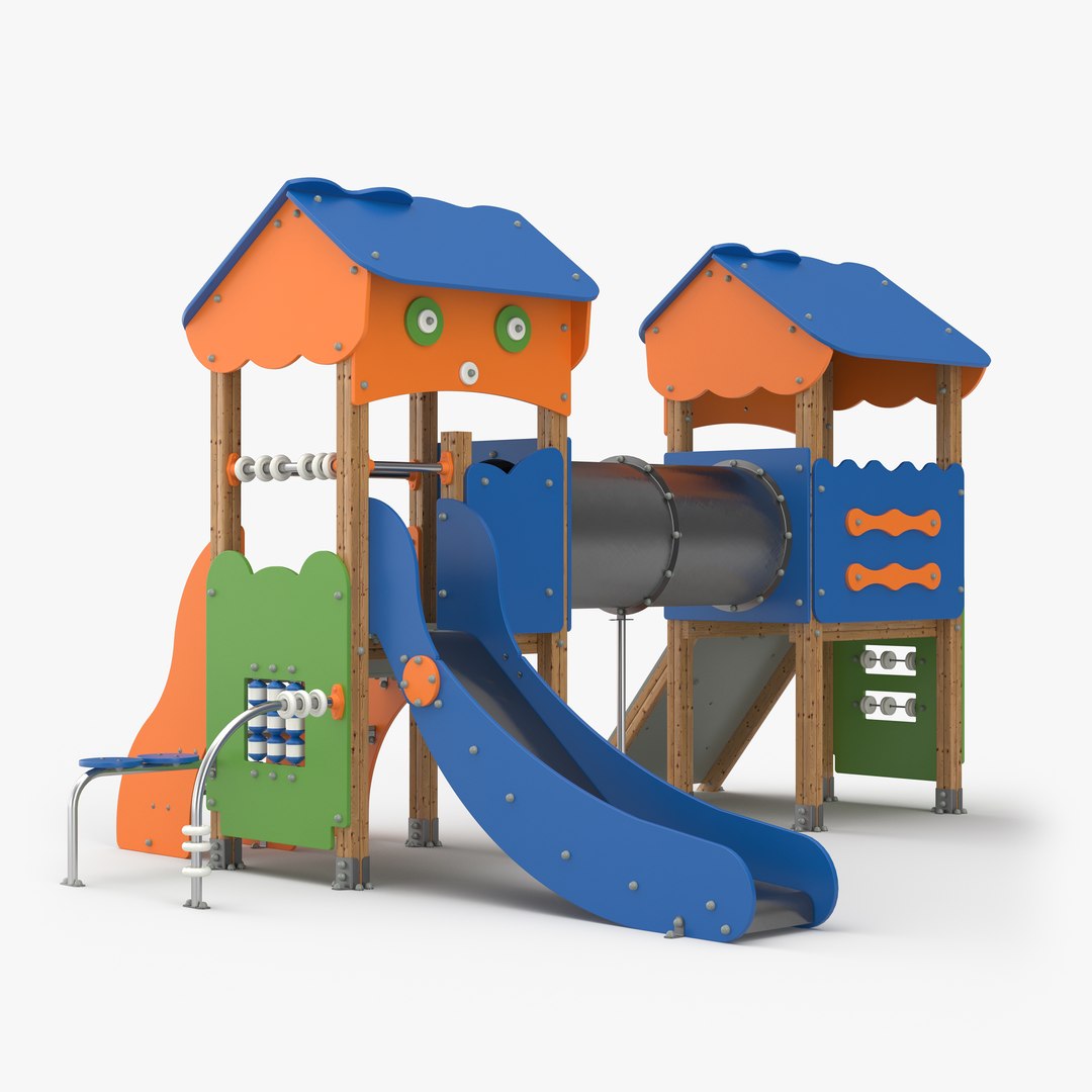 3D kids playground model - TurboSquid 1340001