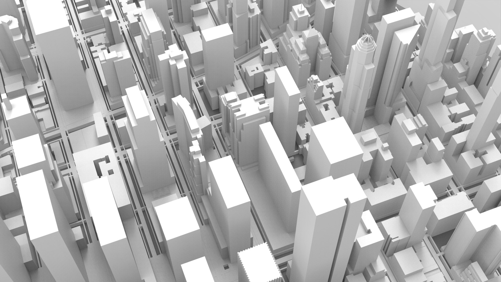 Cityscape New York USA Fragment City 3D Model - TurboSquid 2266463