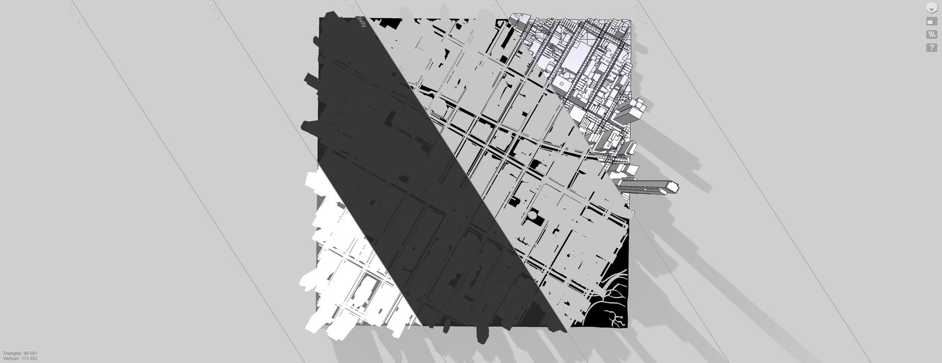 Cityscape New York USA Fragment City 3D Model - TurboSquid 2266463