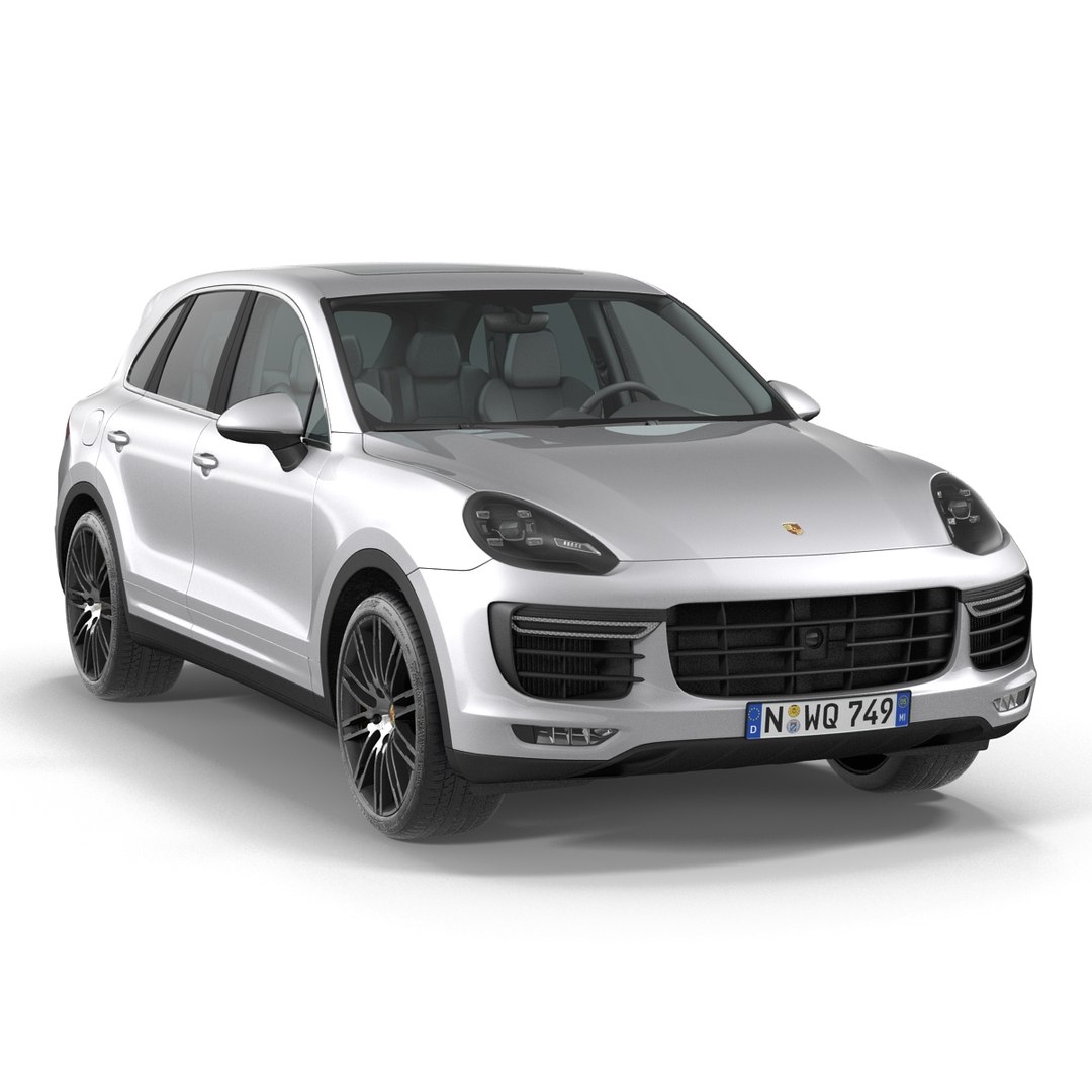 Porsche Cayenne Turbo S 2015 3D Model 3D model preview