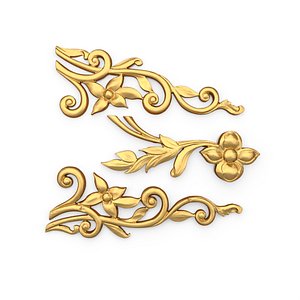 3D Classic decor ornament 132 model