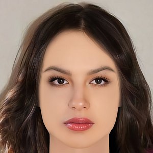 Olivia Rodrigo Head - No Hair - Low poly head for game