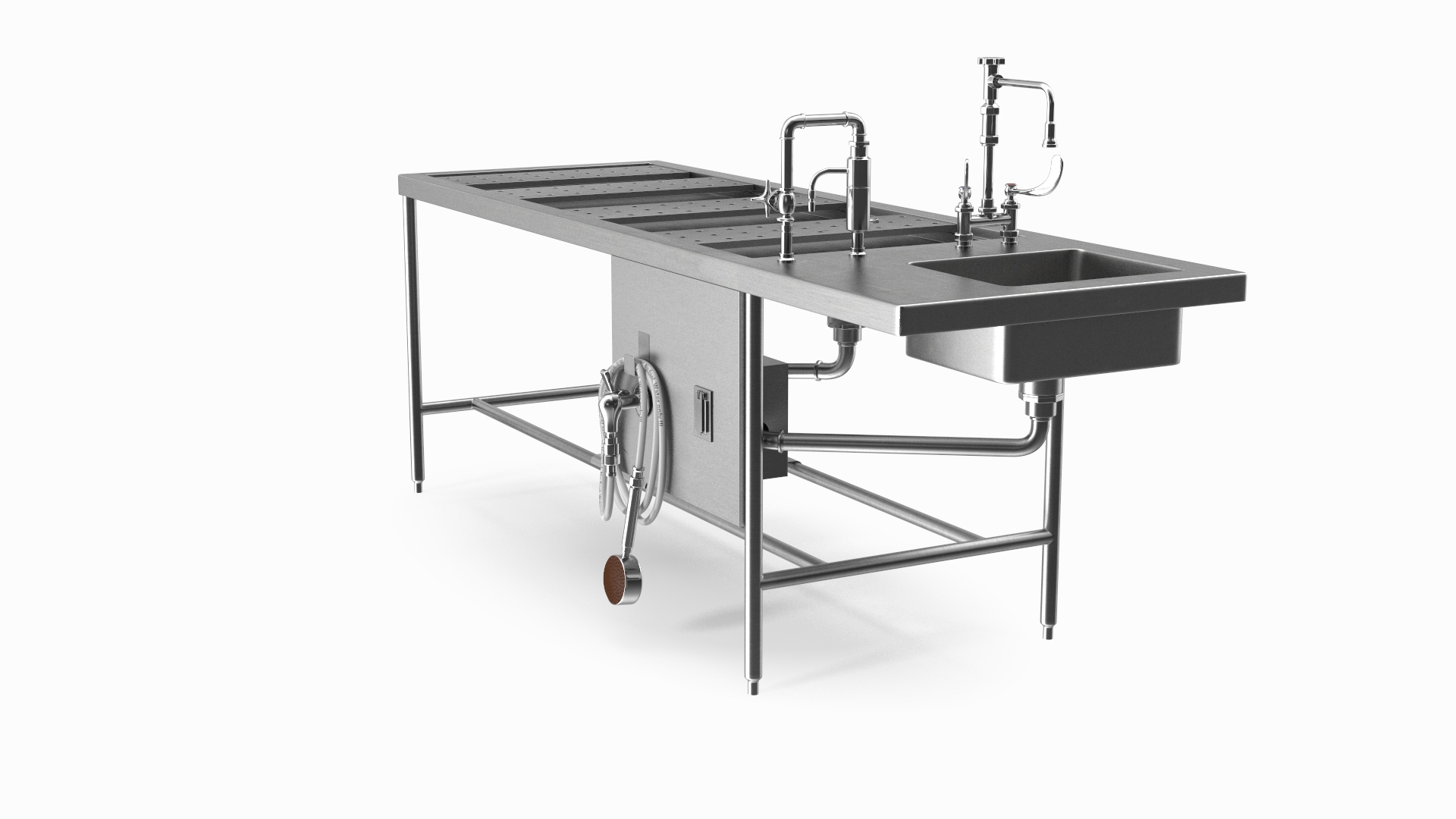 Autopsy Table With Integrated Sink Model - TurboSquid 2369037