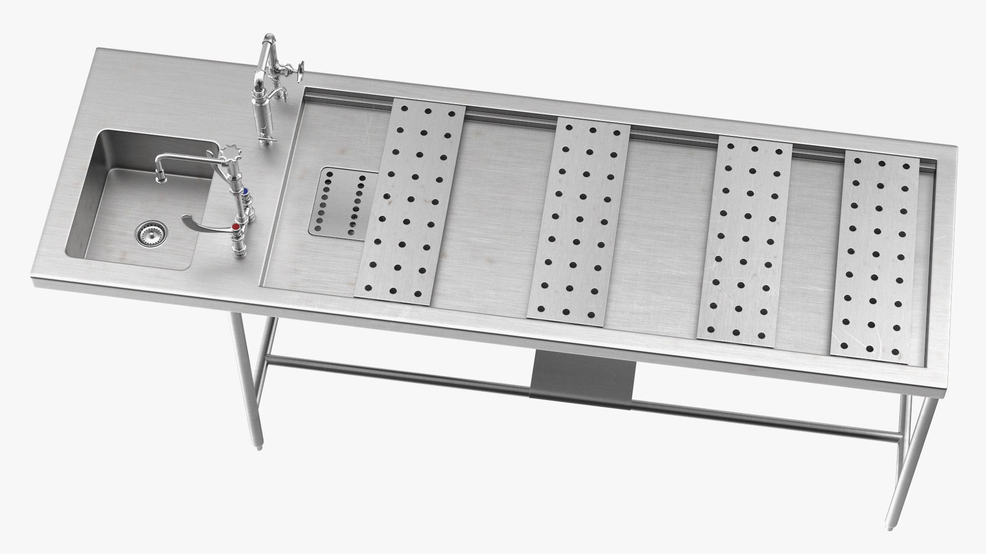 Autopsy Table With Integrated Sink Model - TurboSquid 2369037